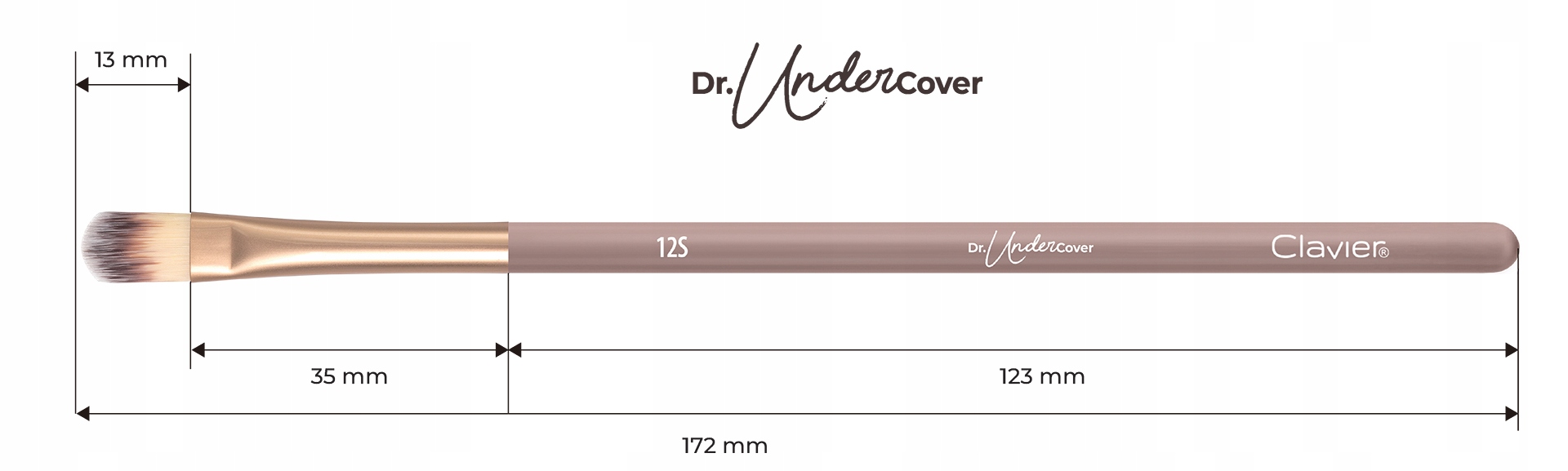 PĘDZEL DO KOREKTORA CLAVIER Dr. UnderCover 12S Liczba pędzli pojedynczy pędzel