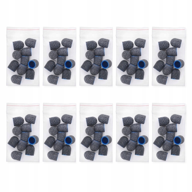 Karkulky Brusné návleky na pedikúru 10 mm gradace #80 Sada 10 x 10 Ks