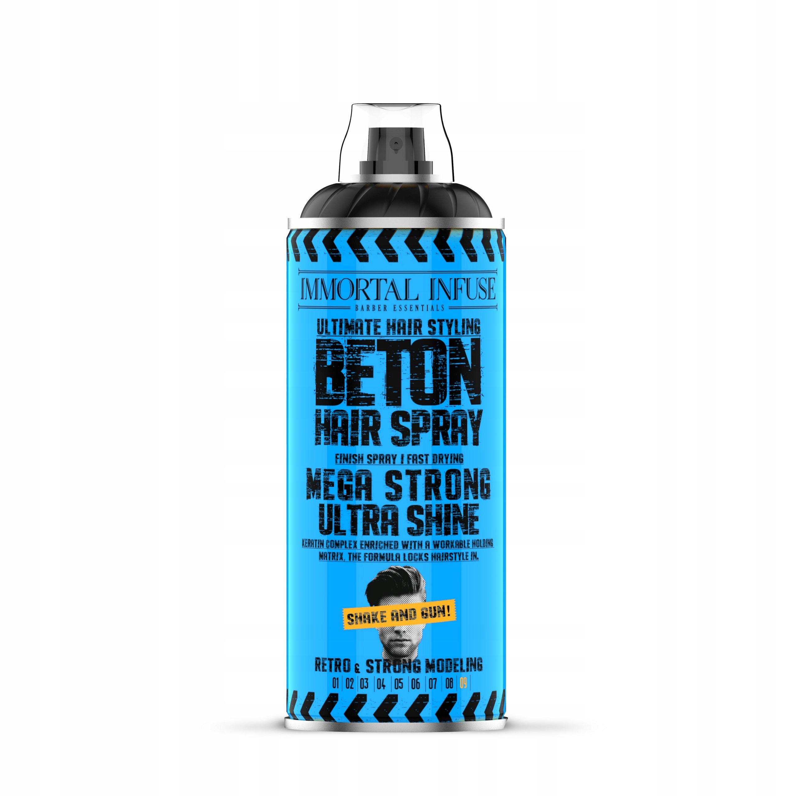 

Immortal Beton Spray mocny lakier nabłyszcza 400ml