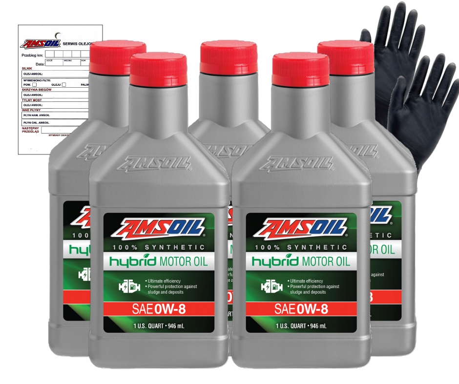 Amsoil Hybrid Motor Oil 0W8 0,946 l sada 5 ks