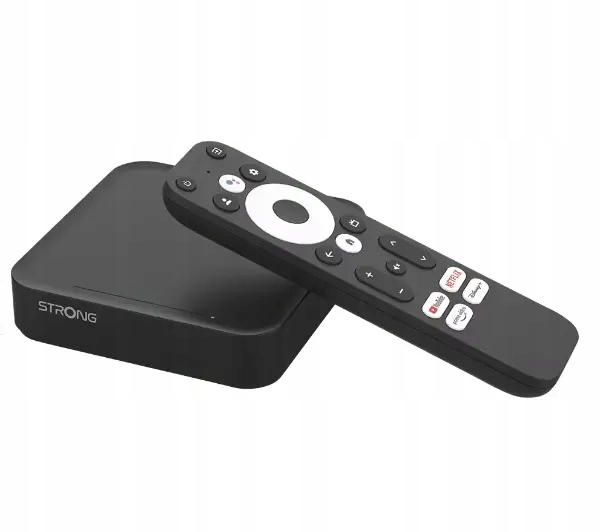 Odtwarzacz multimedialny Strong LEAP-S3 4K Hdr Wifi Google Tv Czarny