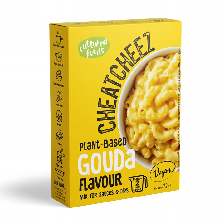 Směs Na Veganský Omáčka Nebo Dip S Příchutí Sýra Gouda Bezlepková 80 g...