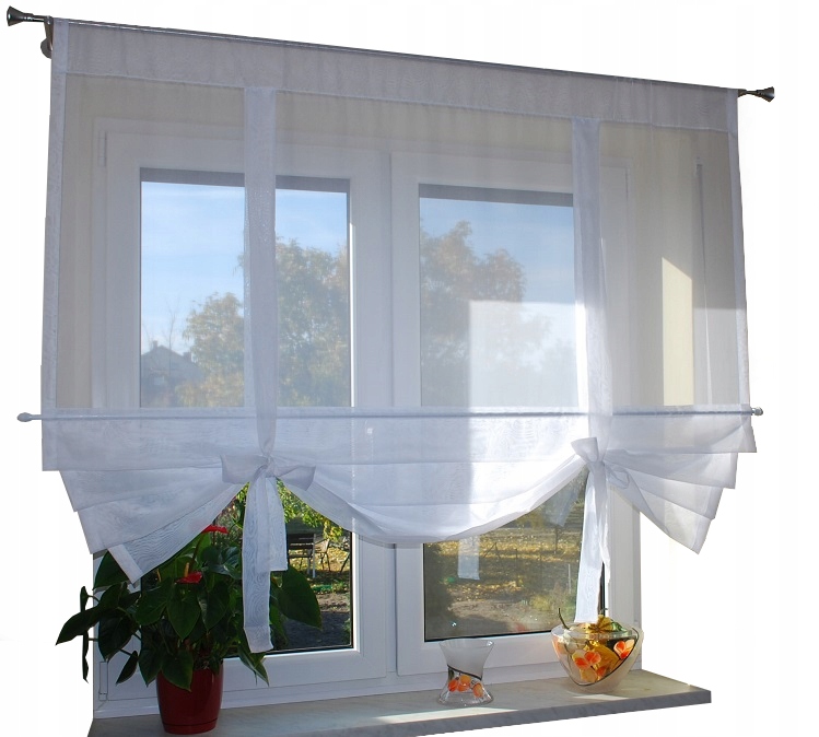 

Lola woal biel na wymiar roletka 160 /120 cm