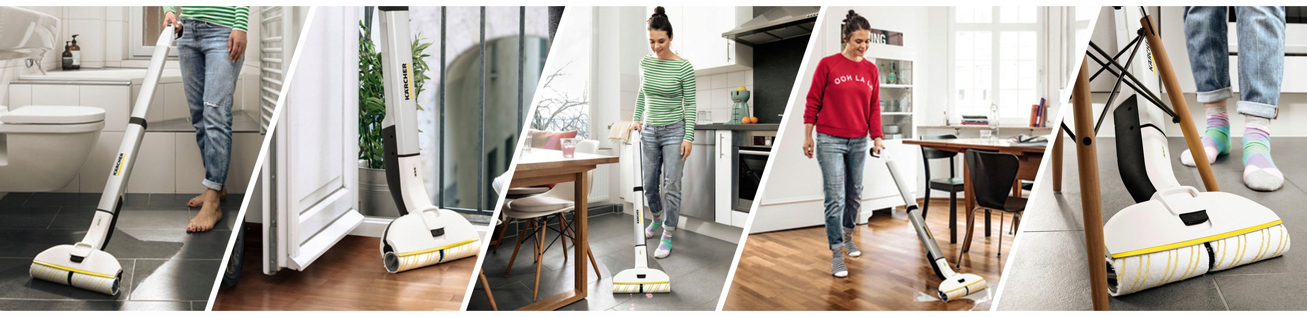 MOP BEZPRZEWODOWY KARCHER EWM 2 DO PODŁÓG PIONOWY ELEKTRYCZNY DWA ZBIORNIKI Model EWM 2