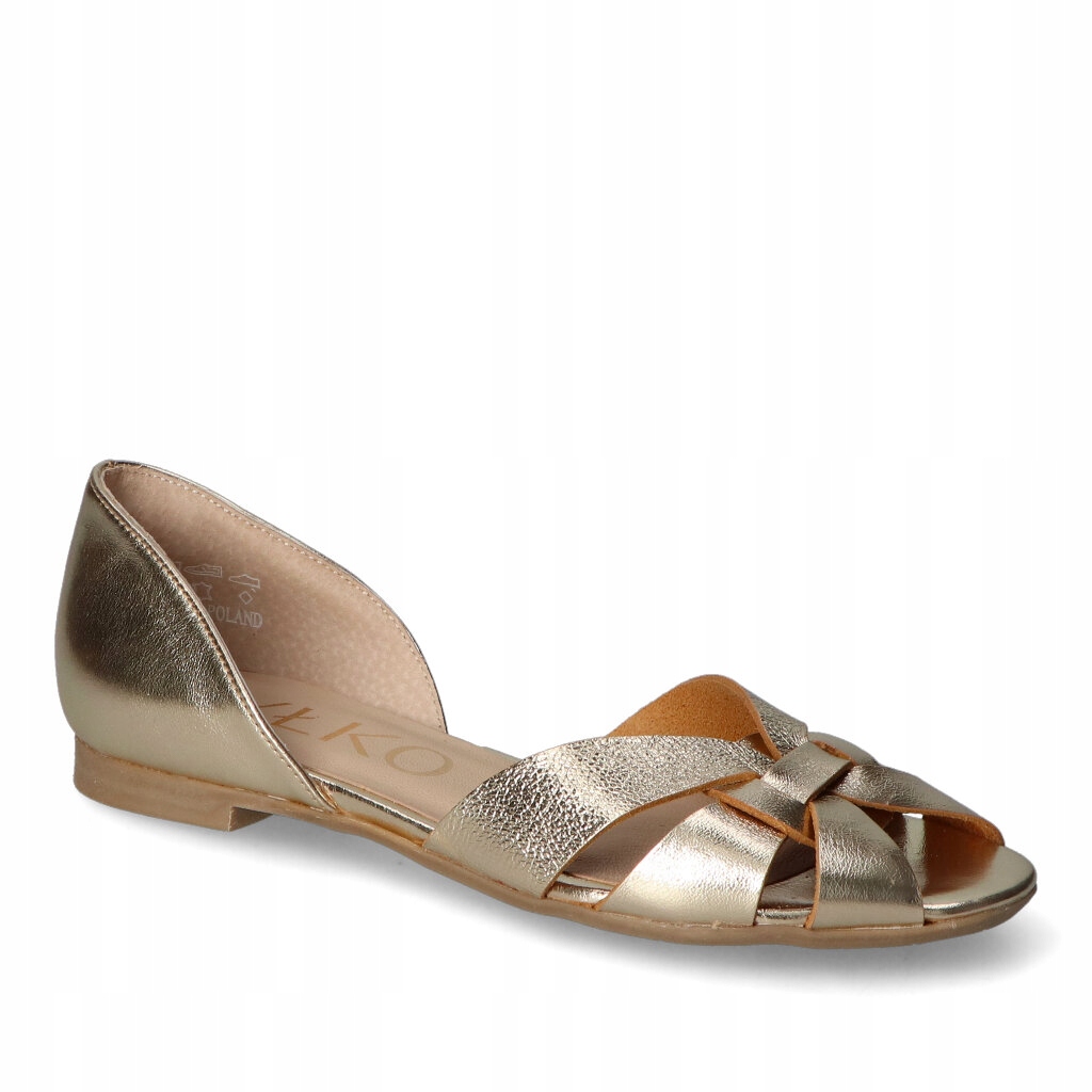 Sandály Ryłko I1KS6_G22 Platinové lico 37