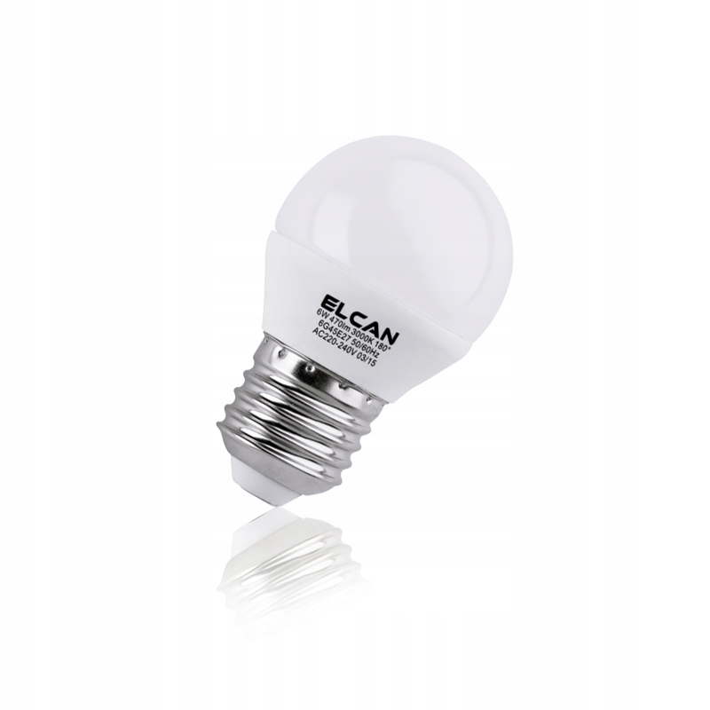 

Żarówka Led Kulka P45 E27 6W 40W Ciepła 3000K