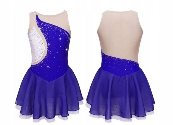 Strój Do Gimnastyki Balet Body Sukienka Do Tańca Chabrowa 164 170 Nr 1548