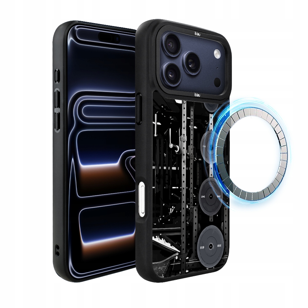 Pouzdro pro iPhone 17 Pro Ibizu DropGuard Matt s MagSafe, #Move, Železná stanice