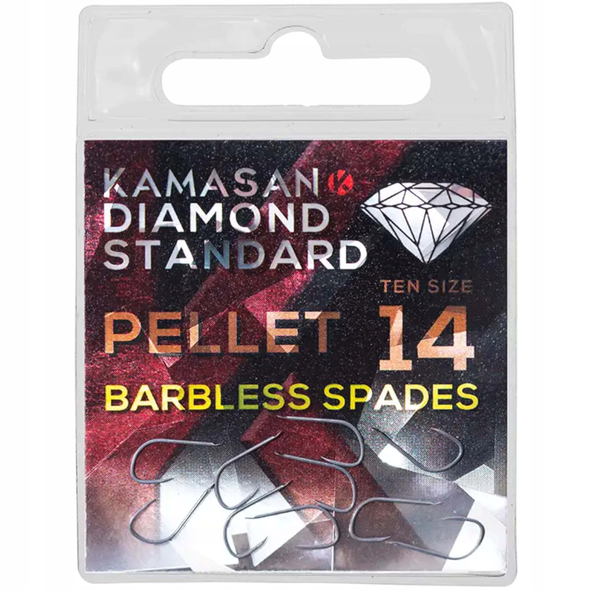 Haczyki Kamasan Pellet Barbless 16