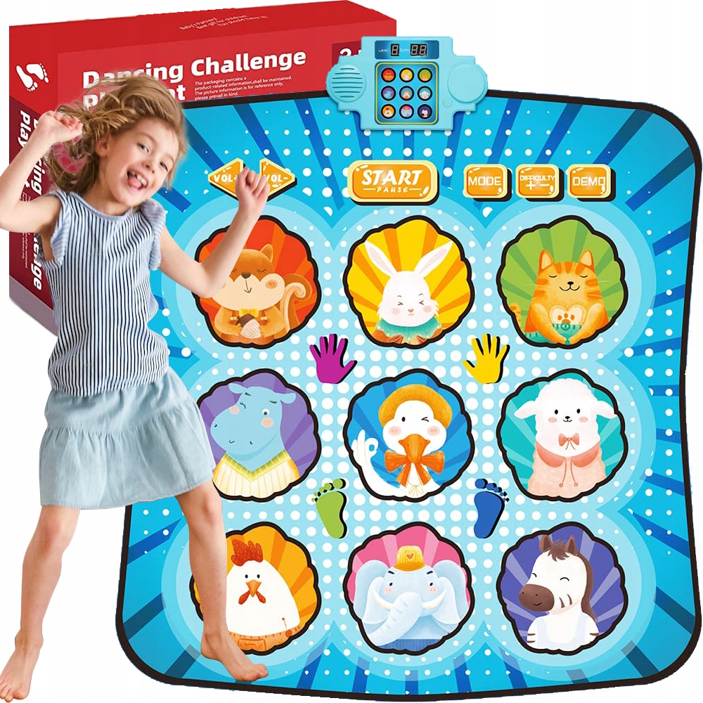 Skládací Taneční Podložka Pro Děti Elektronická Taneční Podložka 103*87 CM