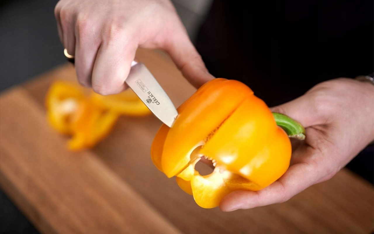 GERLACH Ambiente Zestaw Komplet 5 NOŻY kuchennych w BLOKU CAŁOSTALOWE OSTRE Kod producenta 983