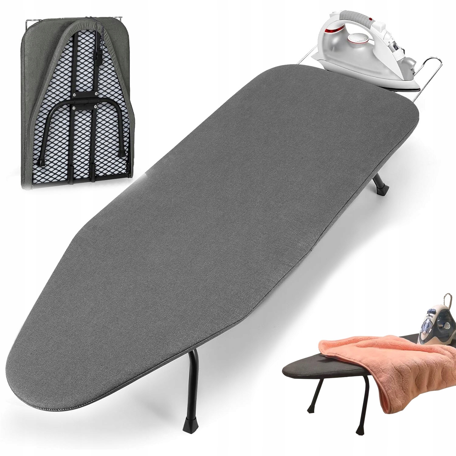 Levně Mini Žehlicí Prkno Na Psací Stůl Skládací, Úspora Místa, Přenosné
