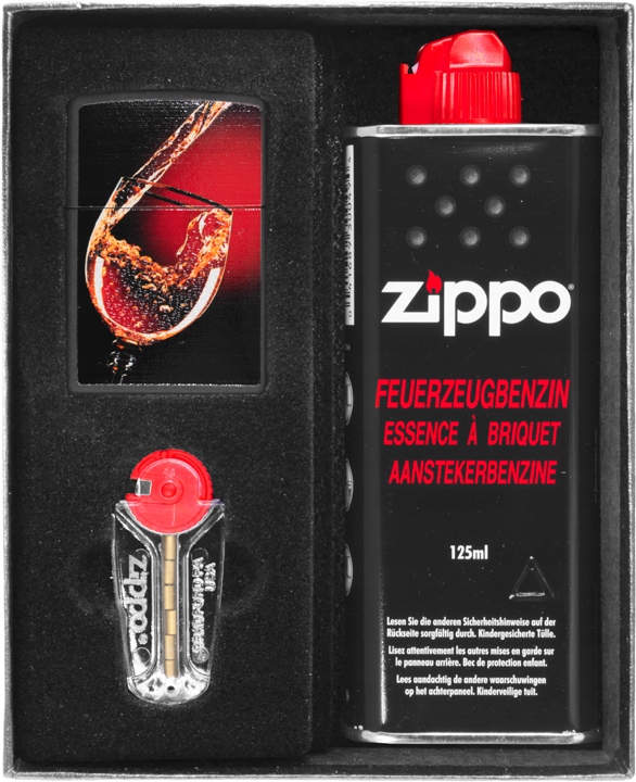 Sada Zippo Zapalovač Glass dárkový No1
