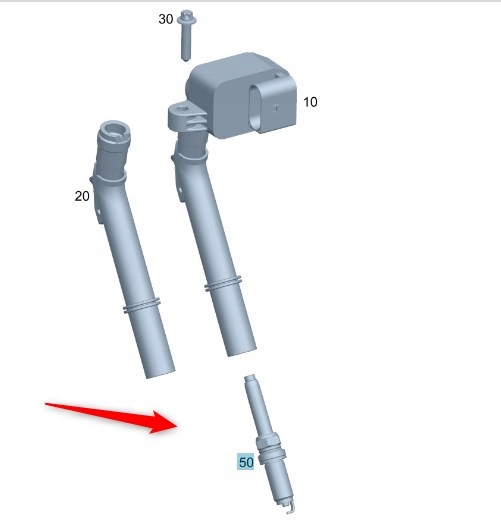 Zapalovací Svíčka Mercedes Amg A0001590500
