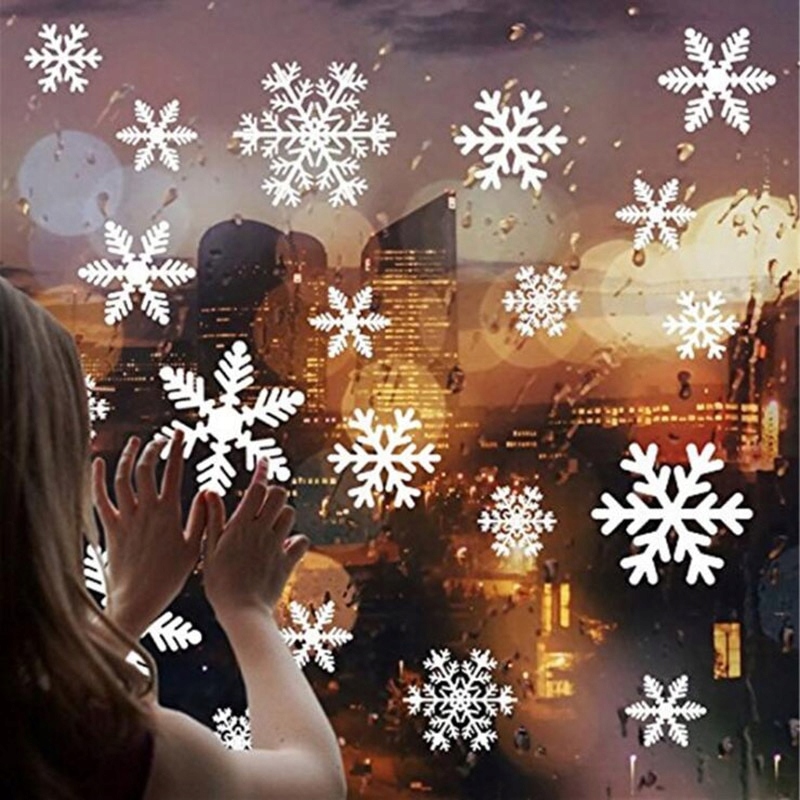 

Płatki śniegu naklejki na szybę okno 11cm 29szt