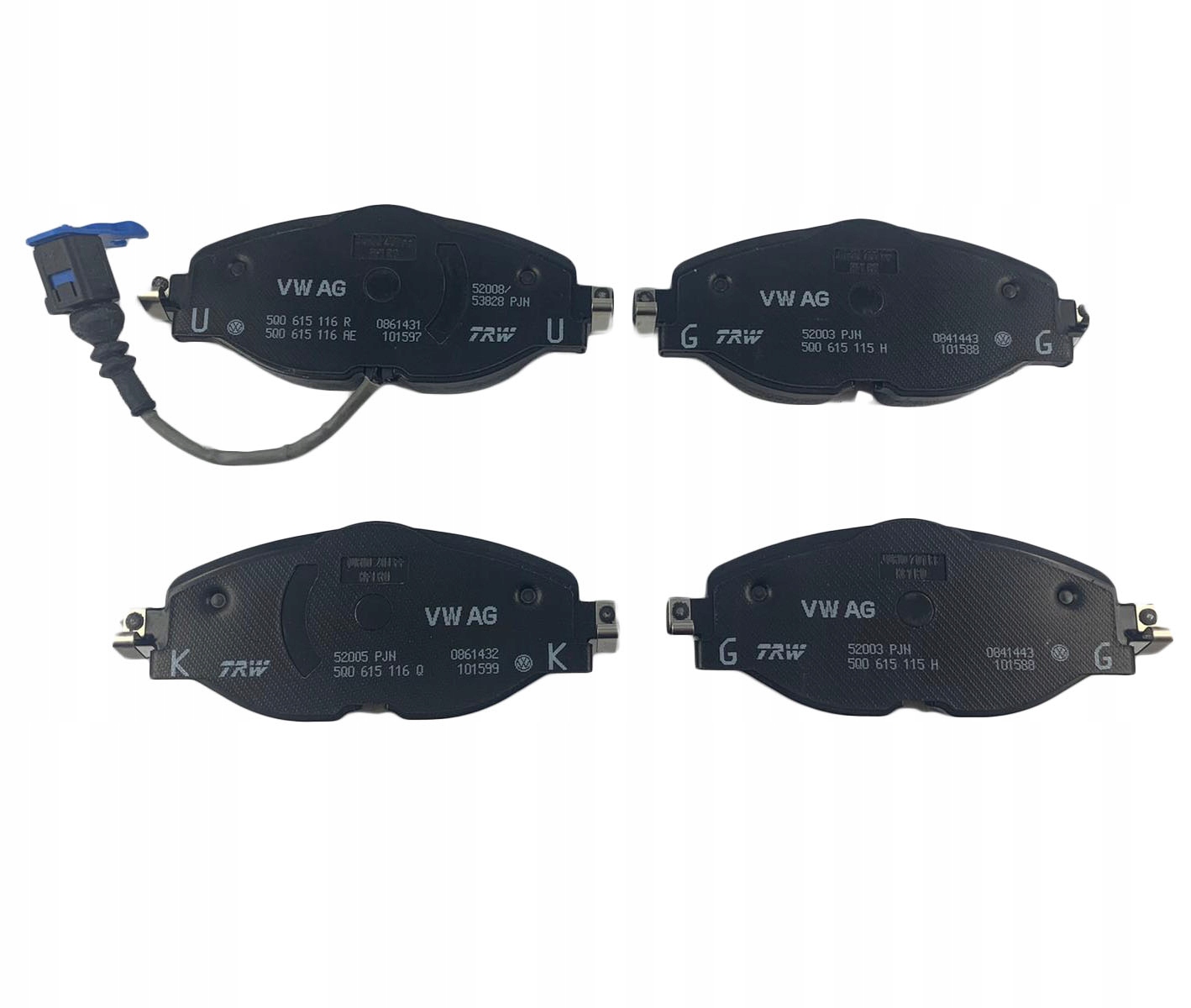 Klocki hamulcowe przód kpl VwAG 8V0698151B oryg