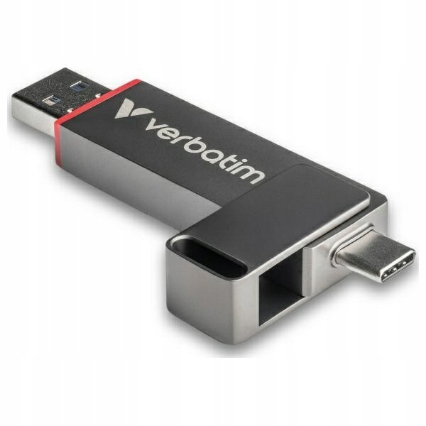 Usb kľúč Verbatim 1TB, dvojitý QuickStick, Usb-a/usb-c, 32043