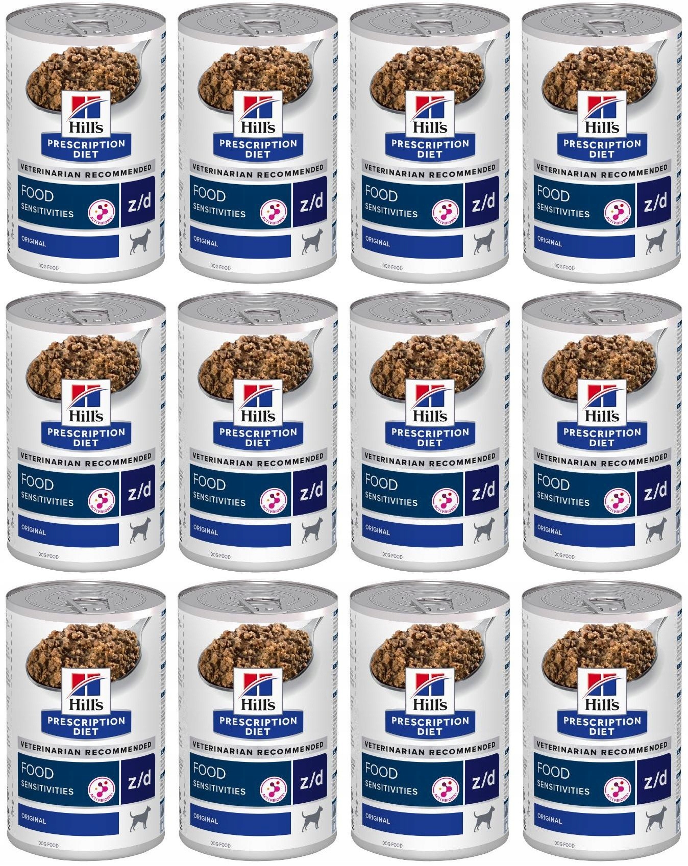 Levně Hill's Z/d Food Sensitivities 12 konzerv 370 g