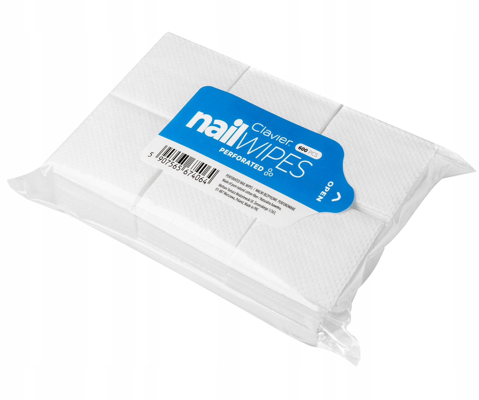 

Clavier Nail Wipes Perforowane 1 warst. 600 szt.
