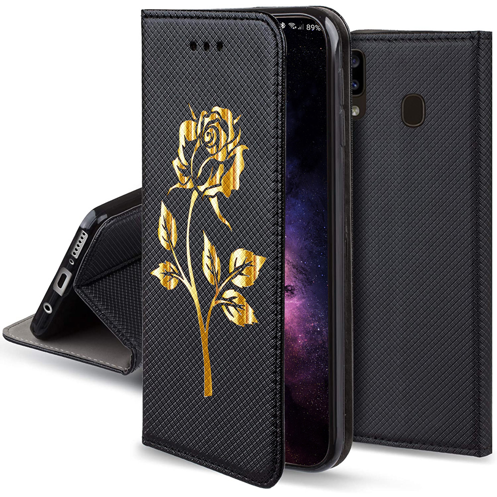 

Etui Magnet Rose do Samsung Galaxy A20e Szkło
