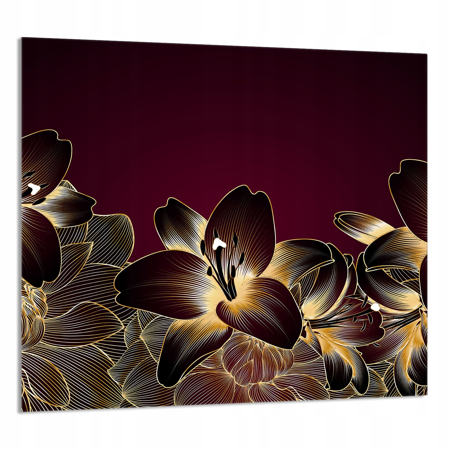 Skleněný Panel Do Kuchyně 65x60 Orchidej Tvrzené Sklo