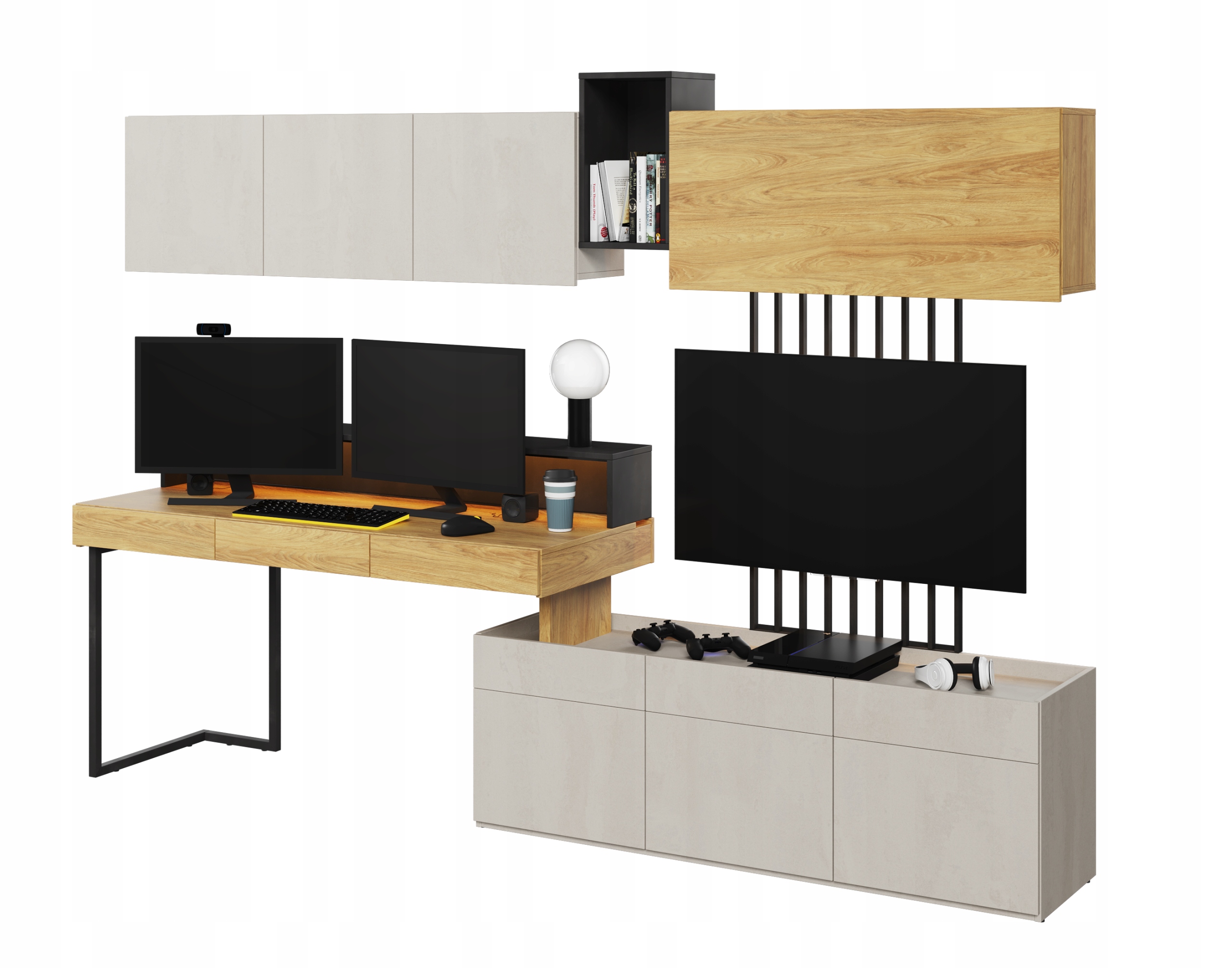 ZESTAW mebli MŁODZIEŻOWYCH meble młodzieżowe dla dziecka TEEN FLEX SET-01 Marka Lenart