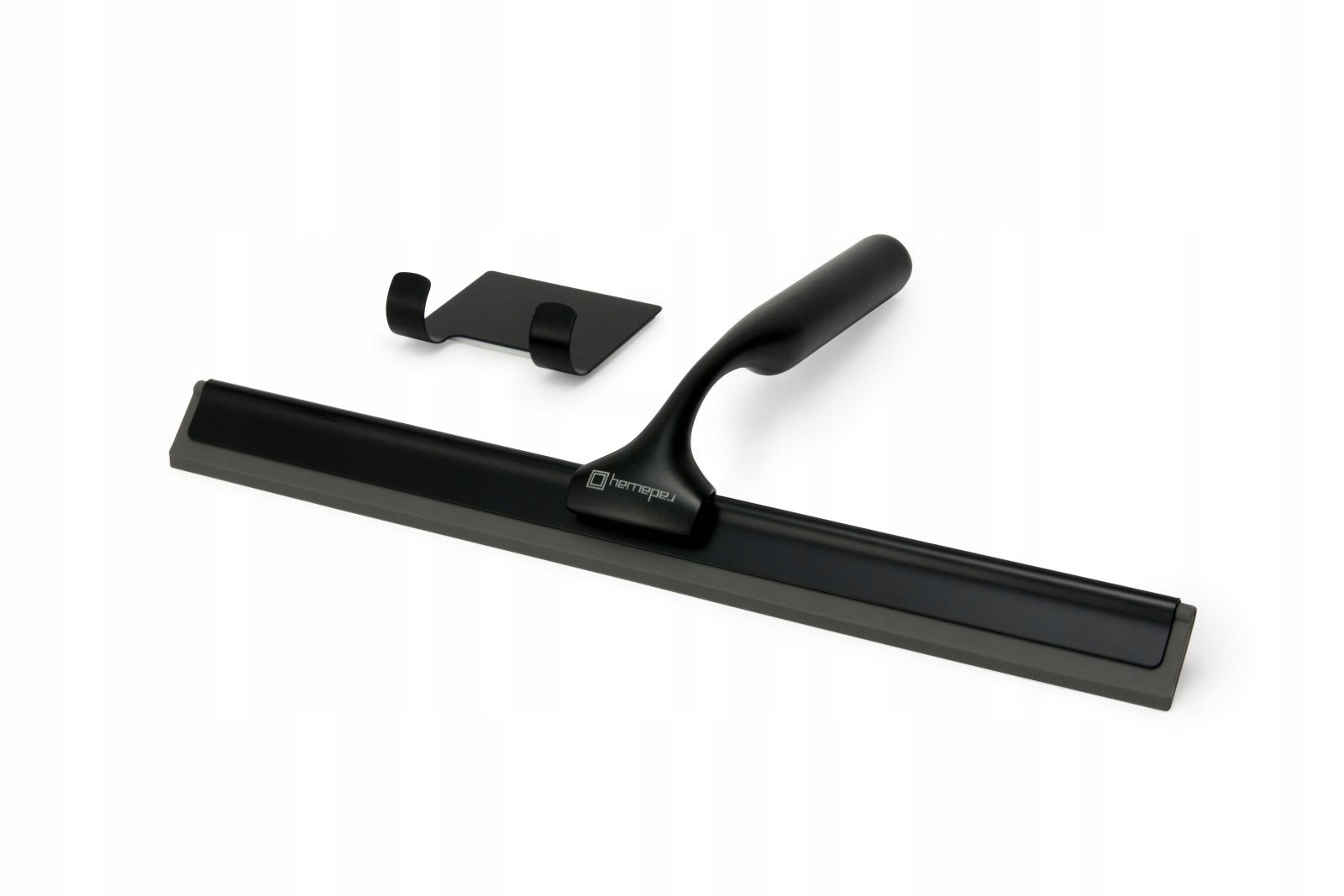 Levně Stěrka do sprchového koutu, okenní sklo, univerzální černý držák