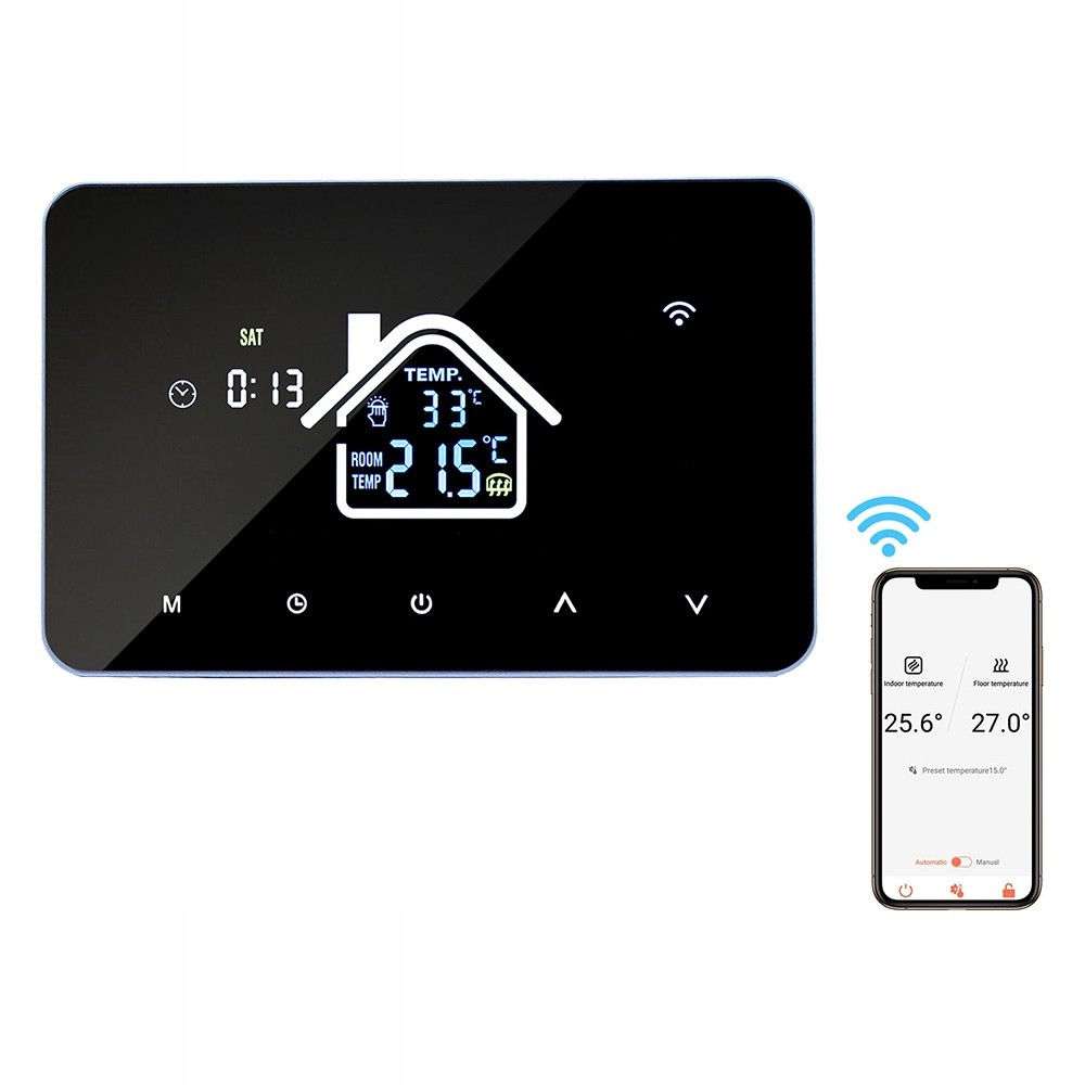 Termostat 3A Vodní podlahové vytápění wifi tuya
