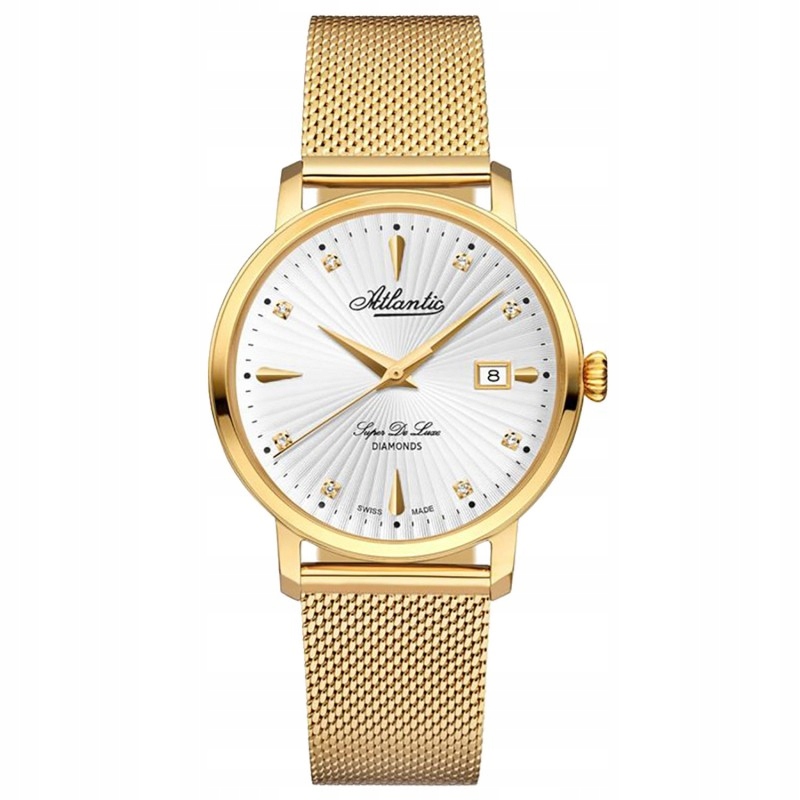 Dámské hodinky Atlantic Atlantic De Luxe Diamonds 29355.45.27 36 mm 5ATM