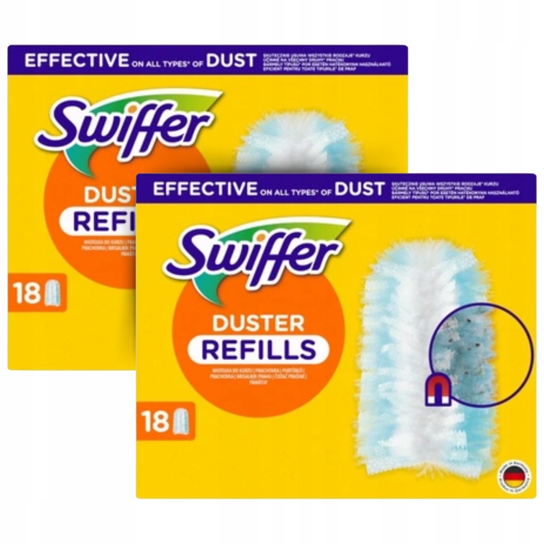 Swiffer Duster Miotełki do Kurzu Przyciągające Wkłady Wymienne 36 szt.
