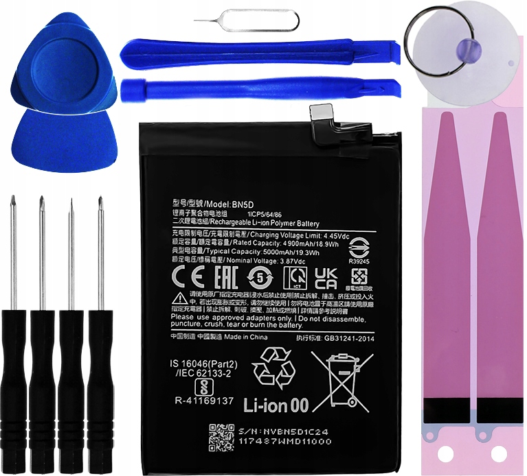 Nová baterie 5000 mAh pro Xiaomi Redmi Note 11S, Redmi Note 11, Poco M4 Pro