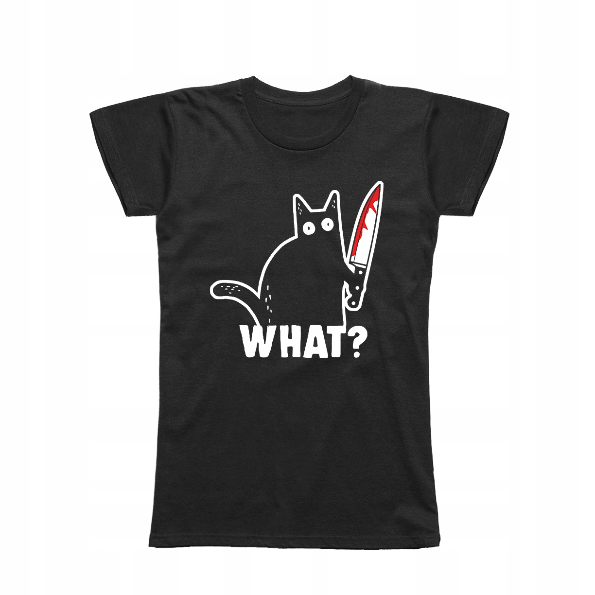 

M - Koszulka T-shirt Kot Morderca Cat Killer What