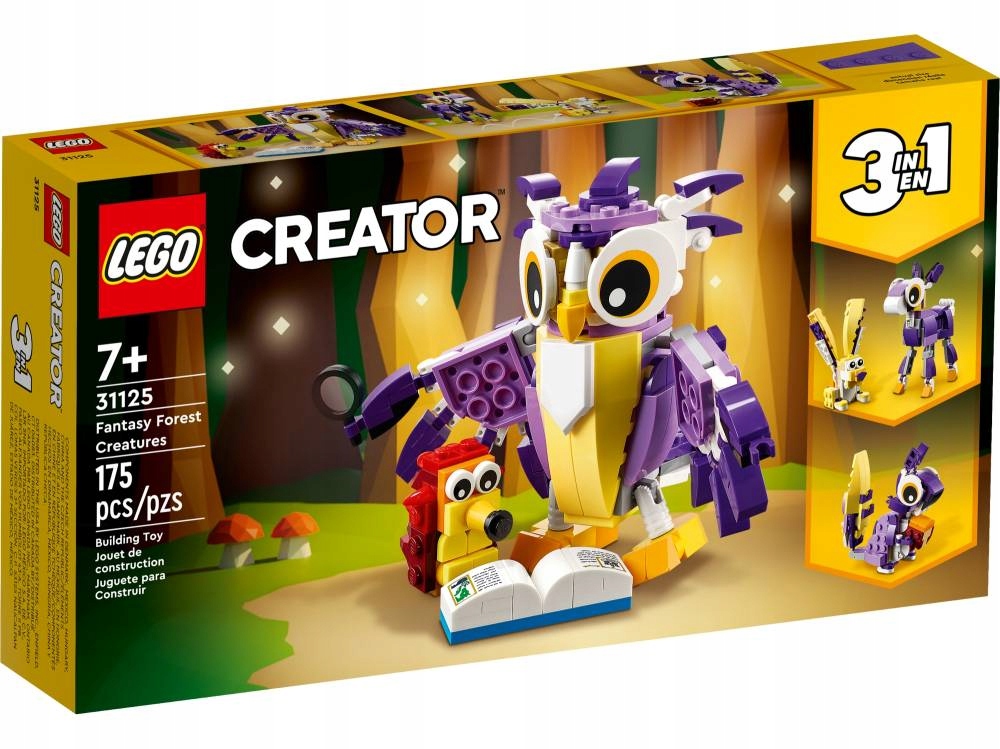 

Lego Creator Fantastyczne leśne stworzenia 31125