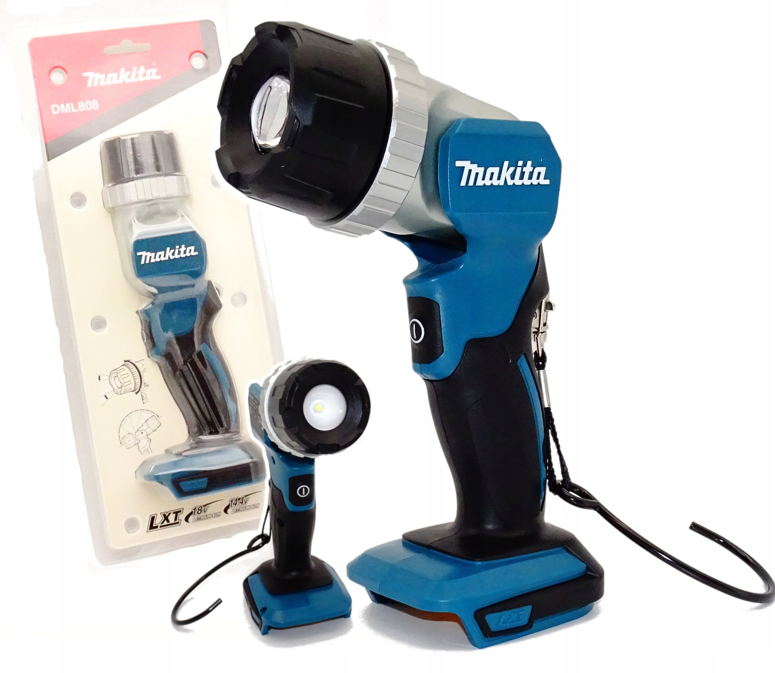 

Makita DML808 Latarka akumulatorowa 14,4V 18V