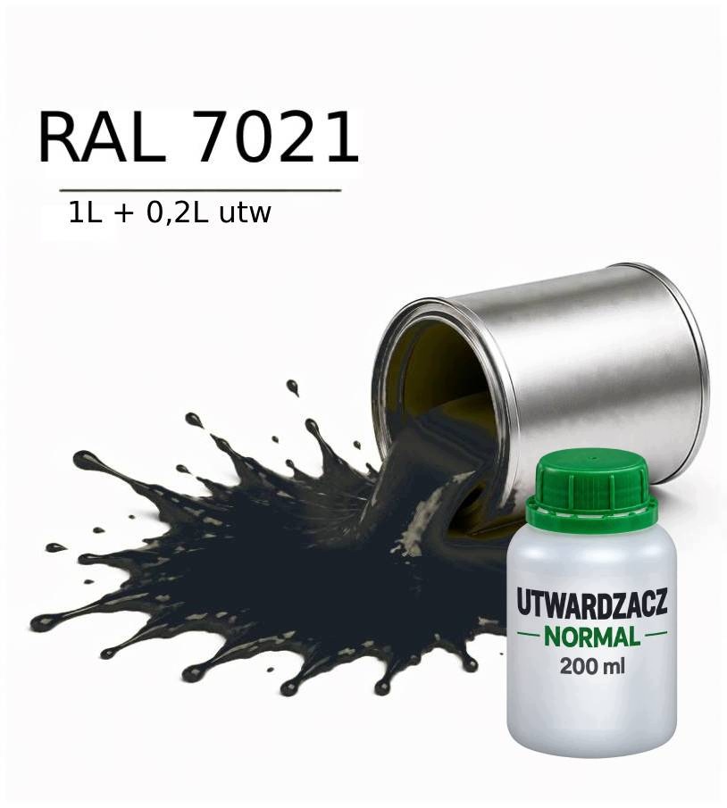 Valspar Ral 7021 Barva Dtm Základní Nátěr Polyuretanová 2K Polomat 1L Utw. 0