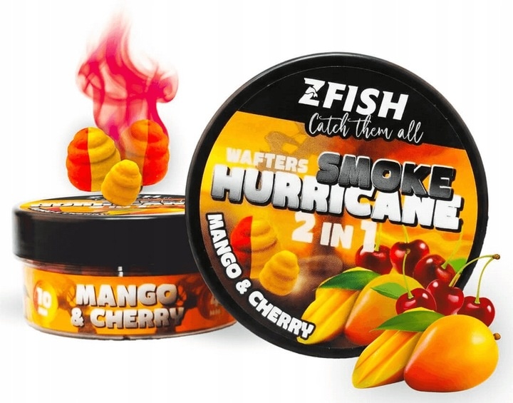 Przynęta smużąca Zfish Smoke Hurricane Wafters 8/10mm Śliwka Morwa