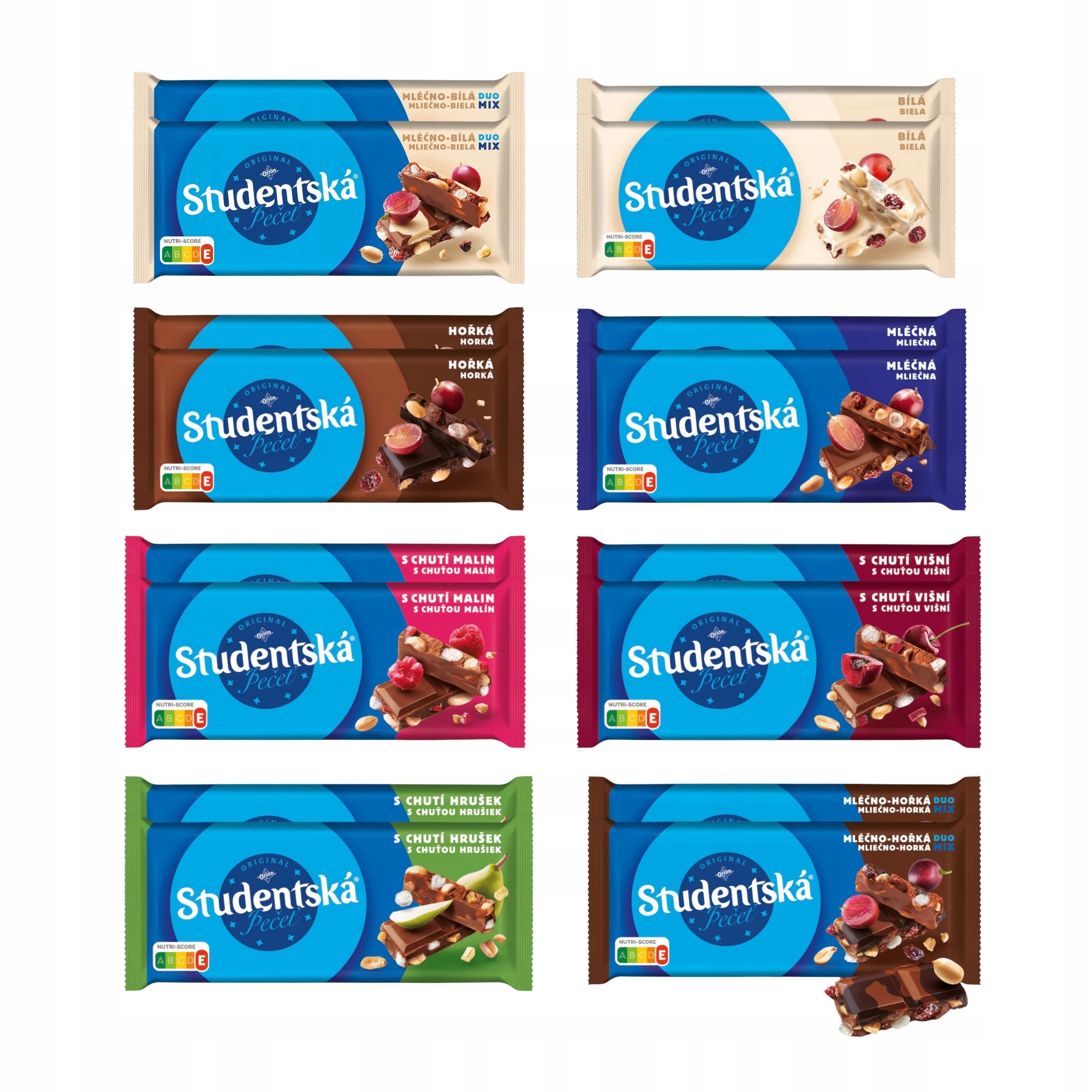 Czekolada Studentska MIX Smaków 16X170G