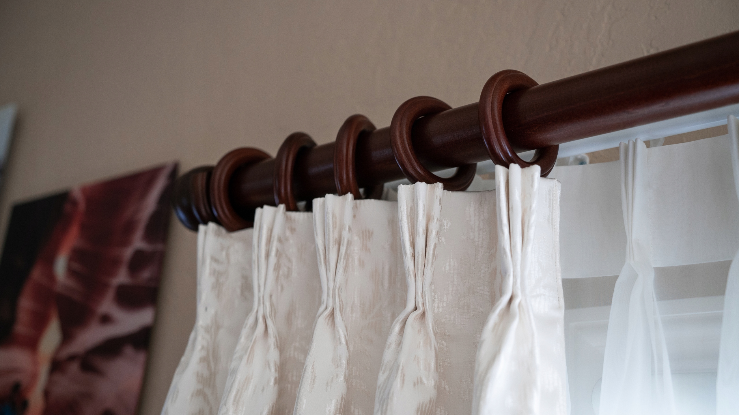 Karnisz DREWNIANY Akcesoria Wspornik pojedynczy Średnica drążka 28 mm