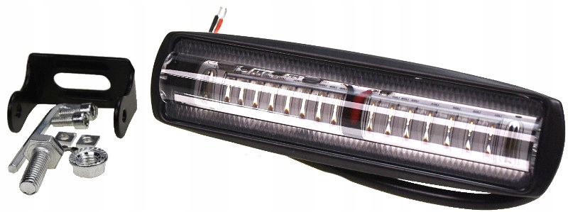 Bezpečnostní lampa Red Zone 30W 10-80V, červené světlo