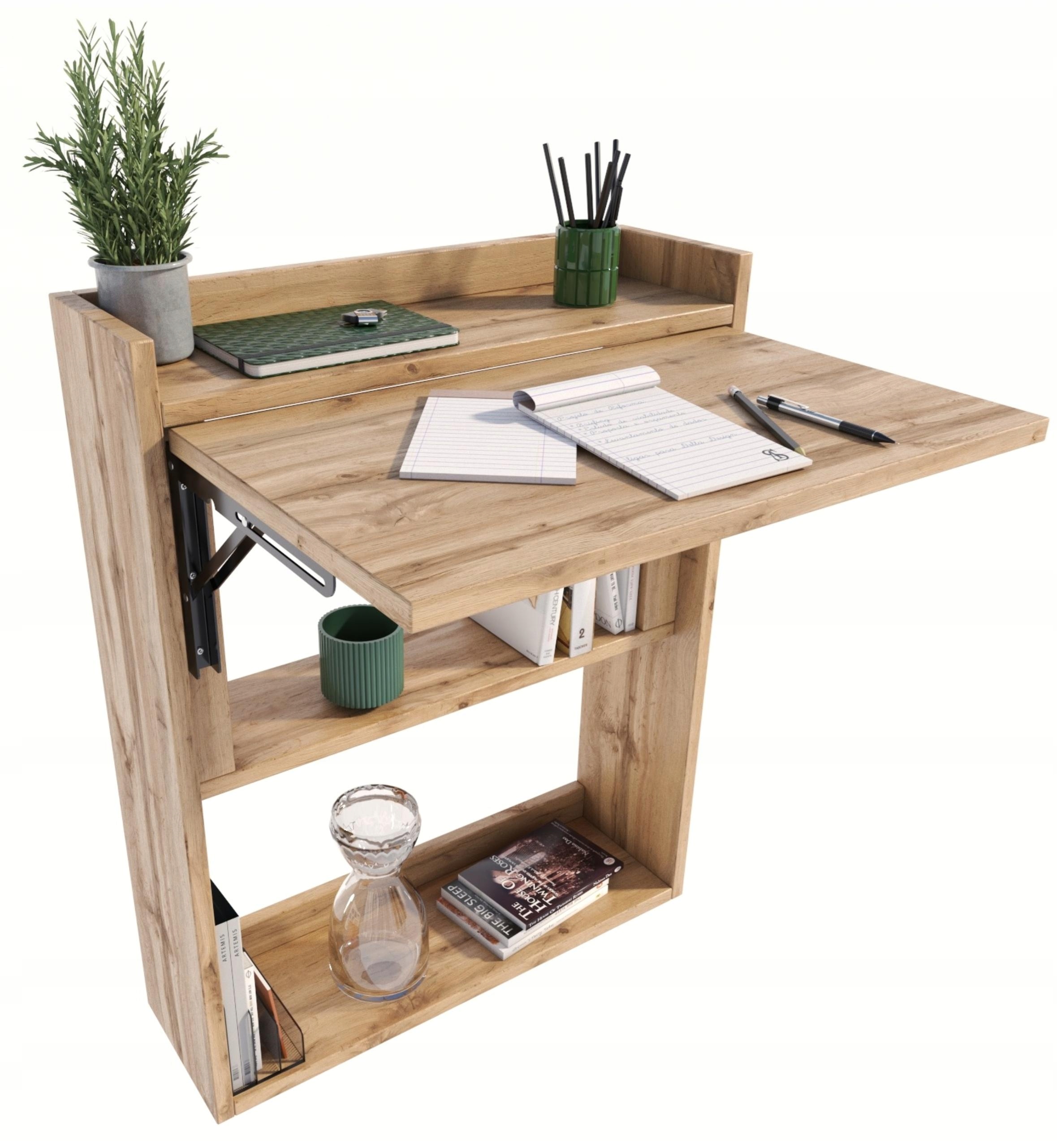 Skladací nástenný stôl Wotan skrinka polička regál Per