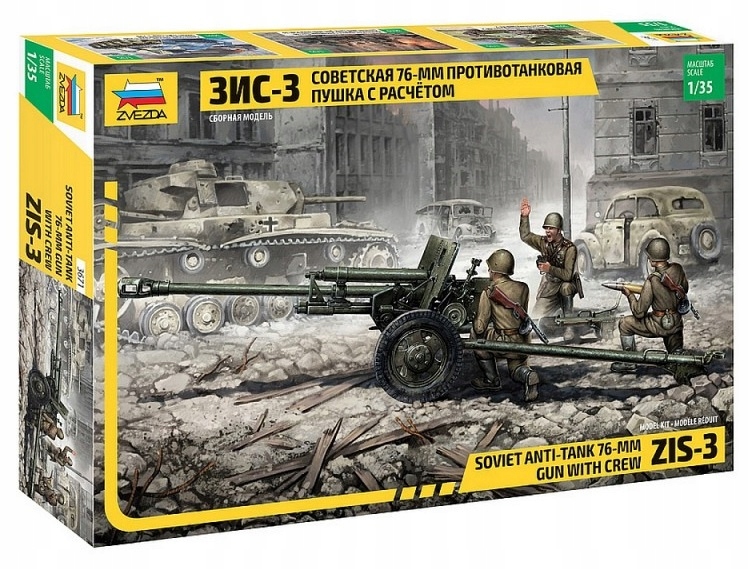 1:35 Ruský kanón 76mm ZIS-3 w/Crew