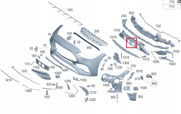MERCEDES C-KLASA W206 Kierownica powietrza OE Stan opakowania oryginalne