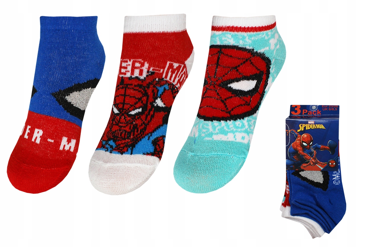 

Spiderman Marvel Stopki Dla Chłopca 3-PAK 31/34