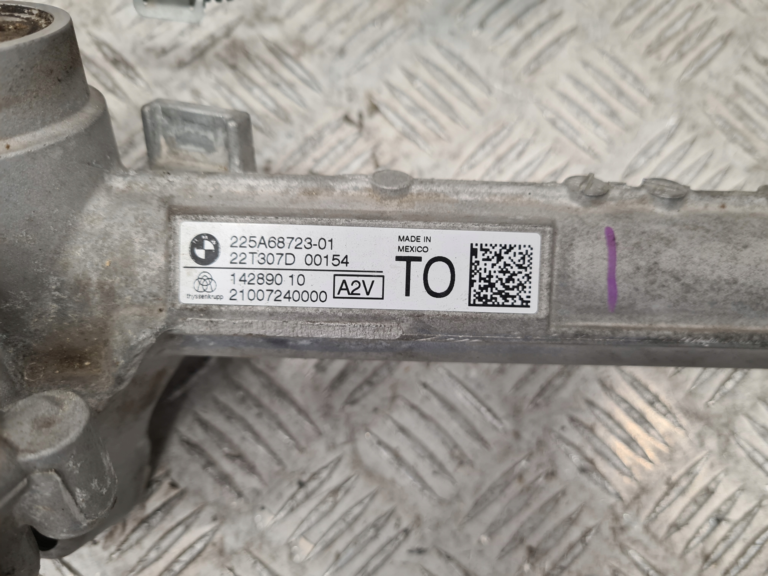 BMW X5 G05 CONTROL DRAG ROD SERVO STEERING 5A68723