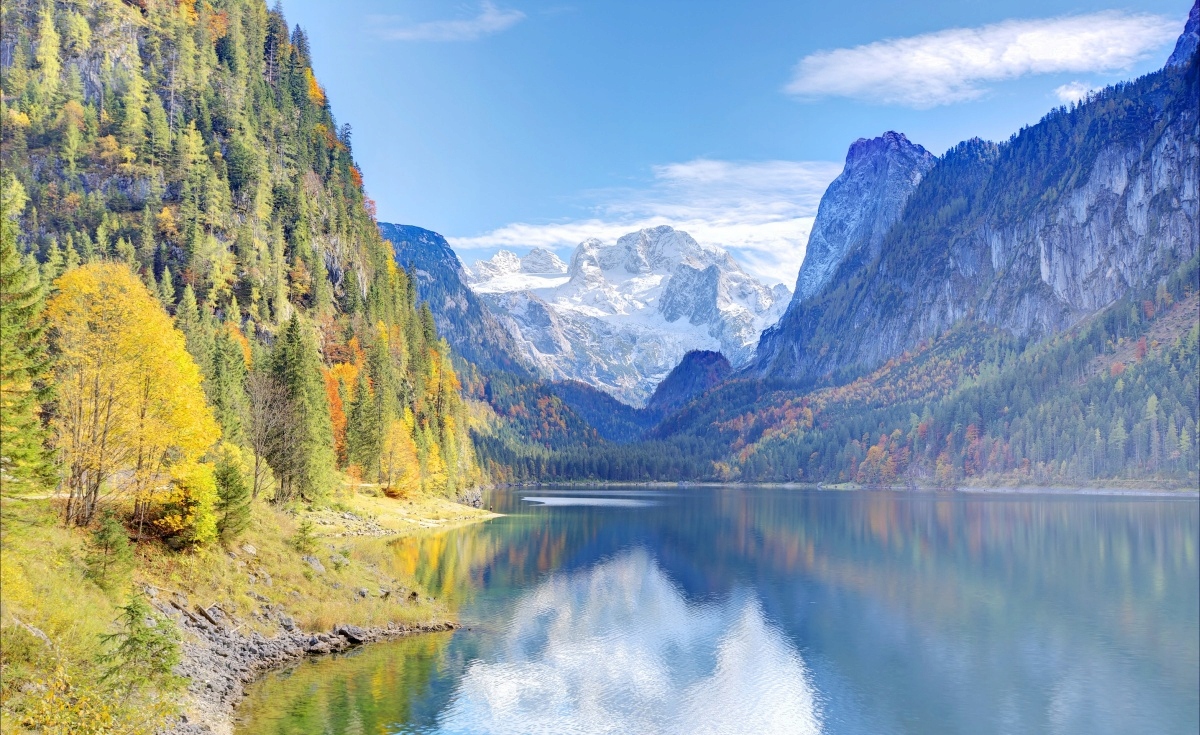 

Fototapeta Flizelinowa Jezioro Góry 416x254