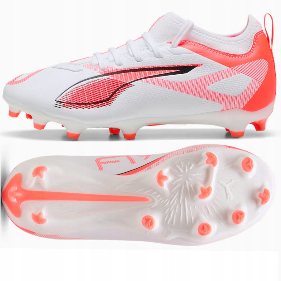 Puma Ultra 5 Match Jr Fg/mg (37) Dětské lankové boty bílé
