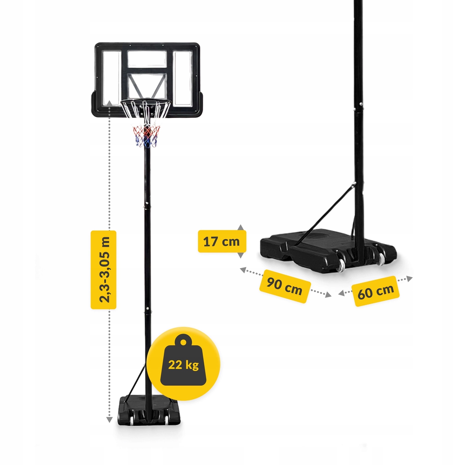 БАСКЕТБОЛЬНОЕ КОЛЬЦО РЕГУЛИРУЕМОЕ, УСТОЙЧИВОЕ, ПОЛНОРАЗМЕРНОЕ, FALCON SHOOTER, Falcon Brand