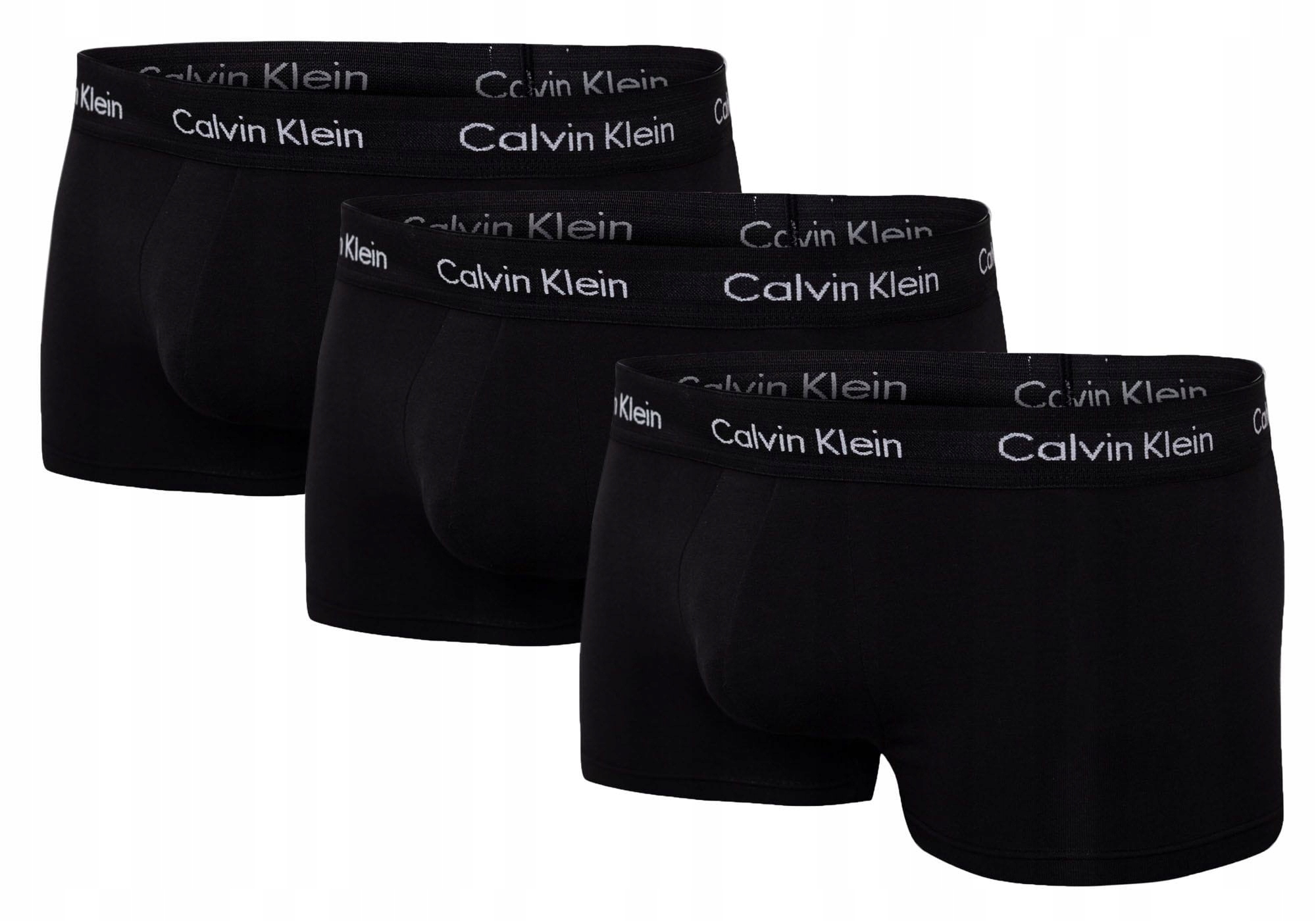 Calvin Klein Spodní Prádlo Boxerky 3PAK černá velikost XL/ Krátké
