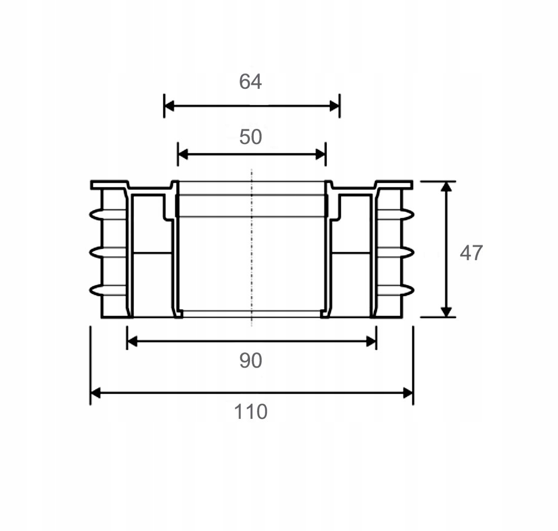 redukcja kanalizacyjna 110 x 50 Magnaplast wewnętr Typ kształtka