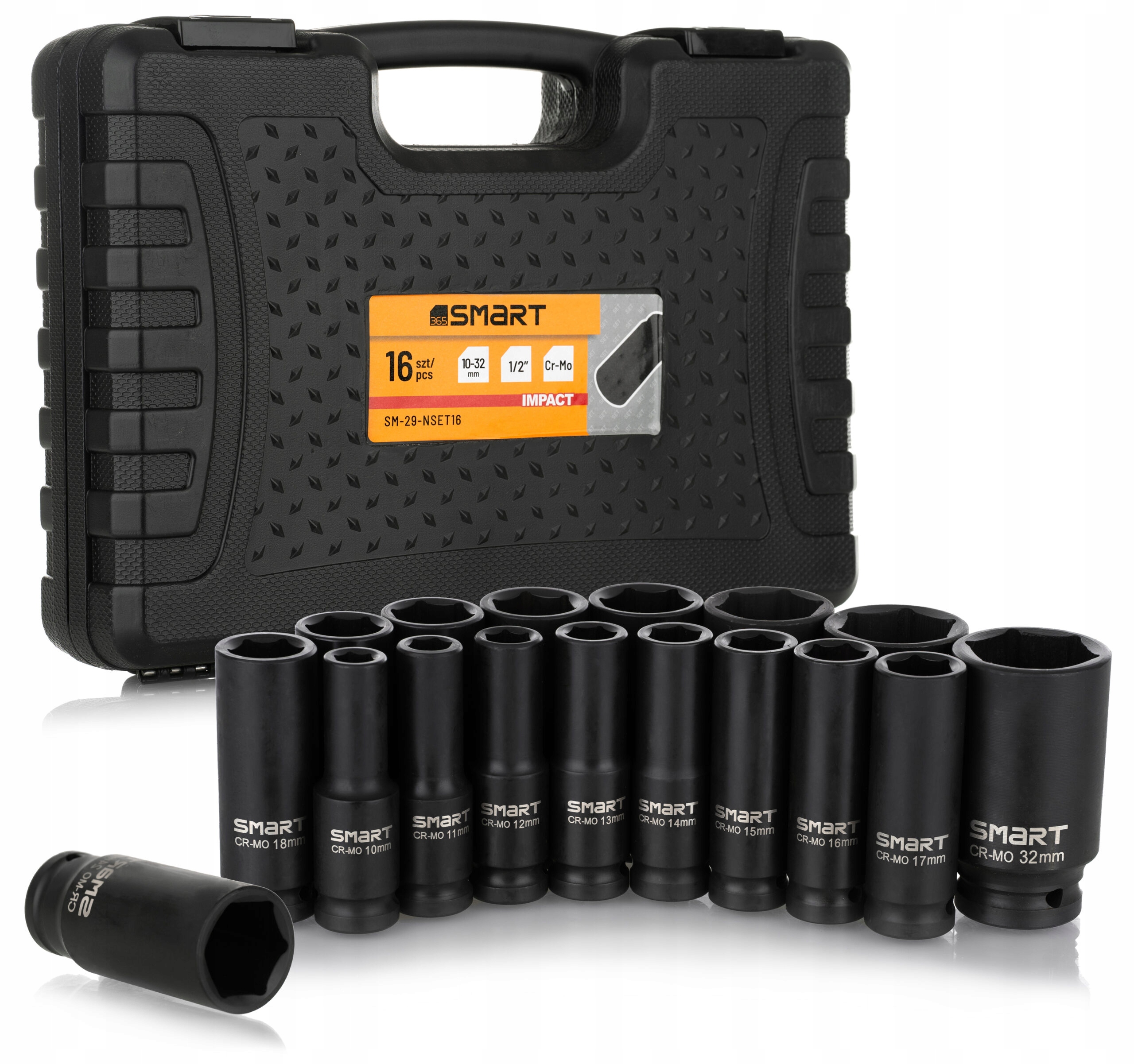 Smart365 Zestaw nasadek16 elementów SM-29-NSET16